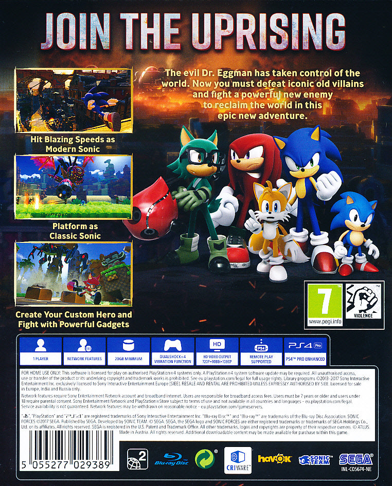 Sonic Forces PS4