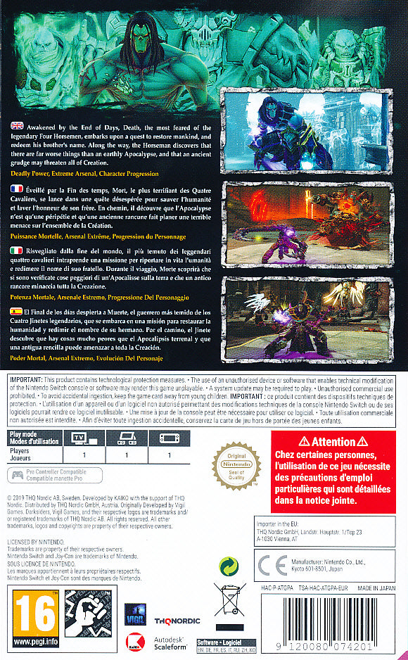 Darksiders 2 Deathinitive Ed. NS