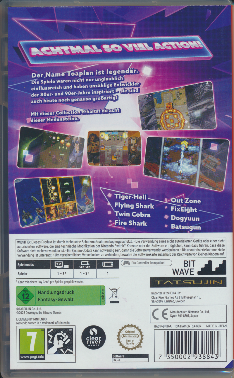 Toaplan Arcade Collection Vol. 1 USK NS
