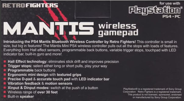 RF Mantis Mini Bluetooth Controller Crystal