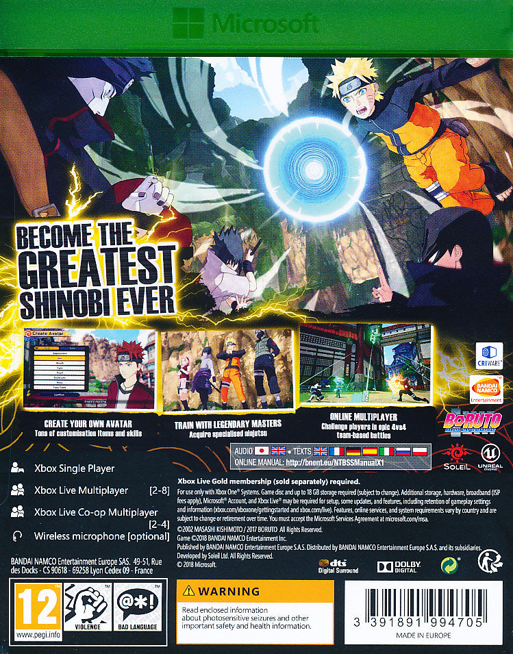 Naruto to Boruto Shinobi StrikerXBO