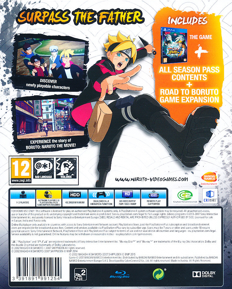Naruto Shippuden UNS 4 Road to PS4