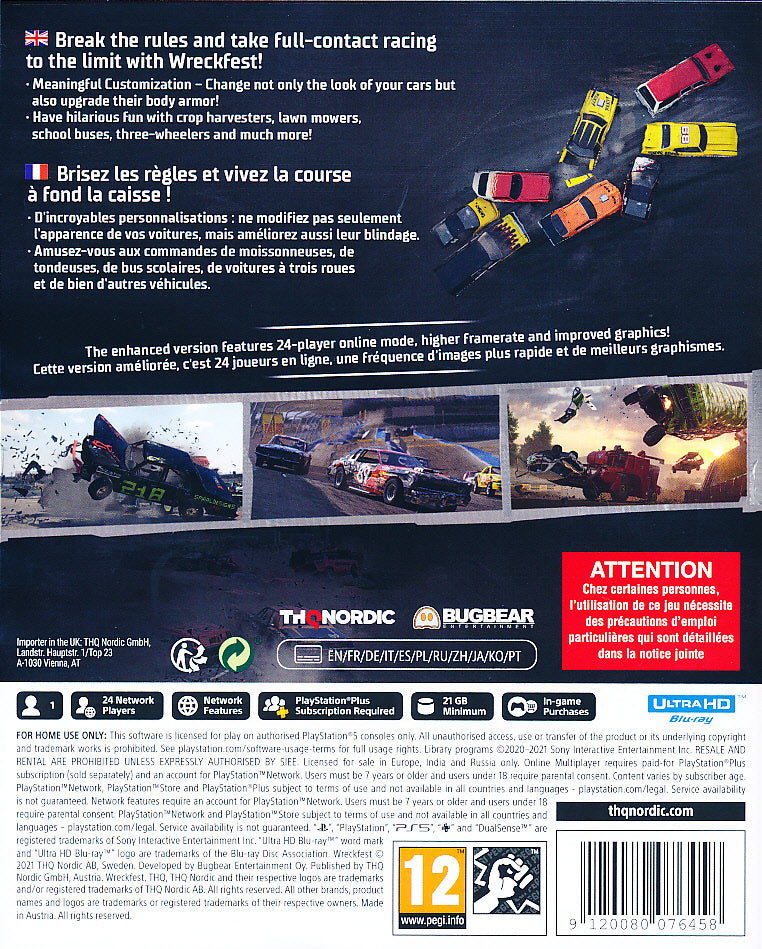 Wreckfest PS5