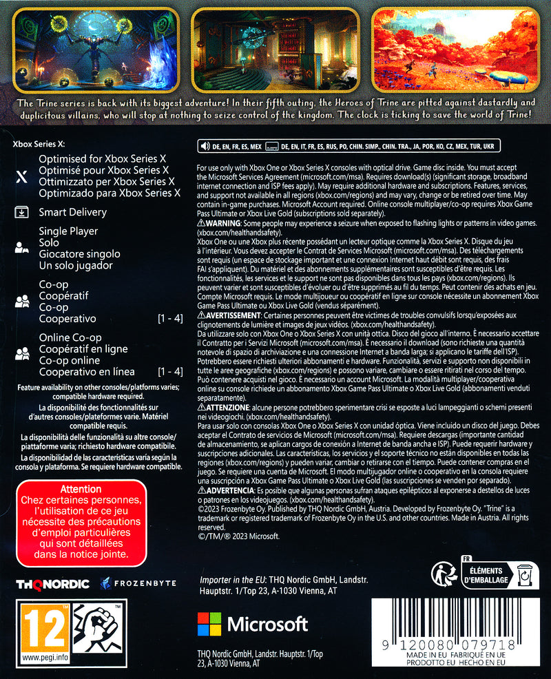 Trine 5 A Clockwork Conspiracy XSX