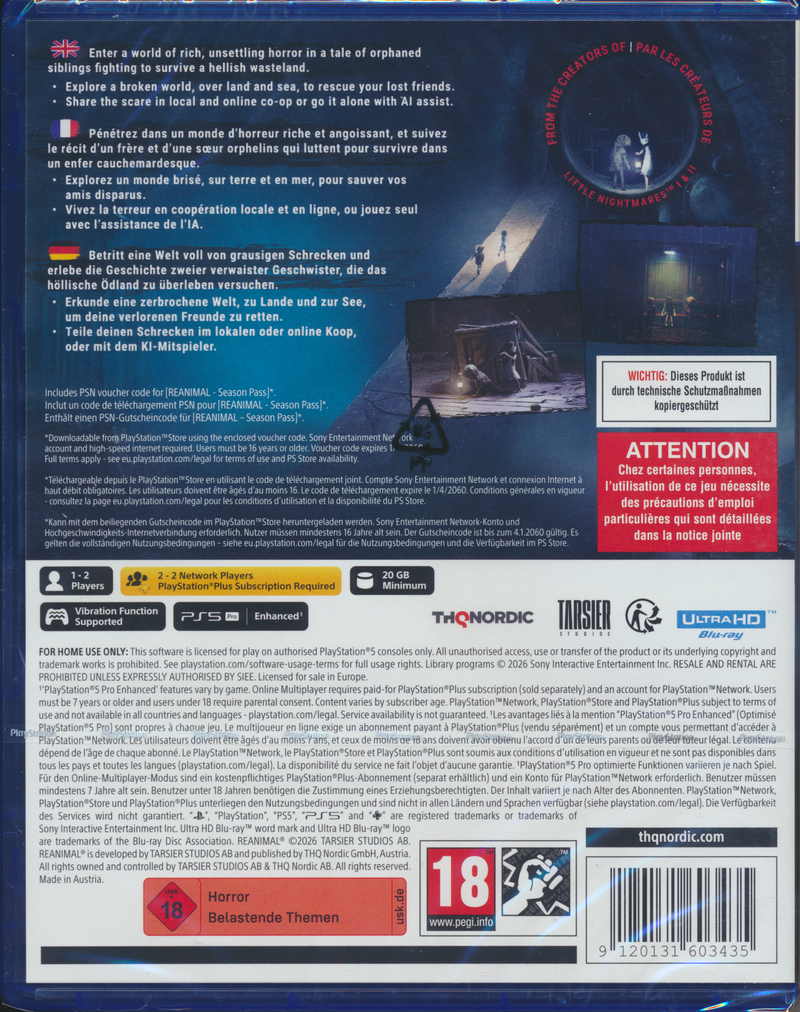 Reanimal Deluxe Ed. PS5