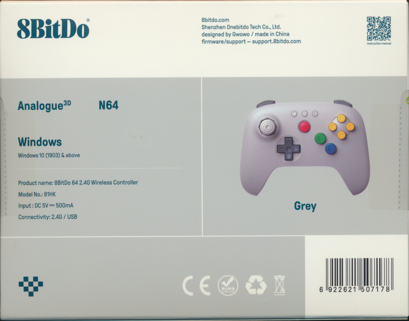 8BitDo 64 Wireless 2.4G Controller
