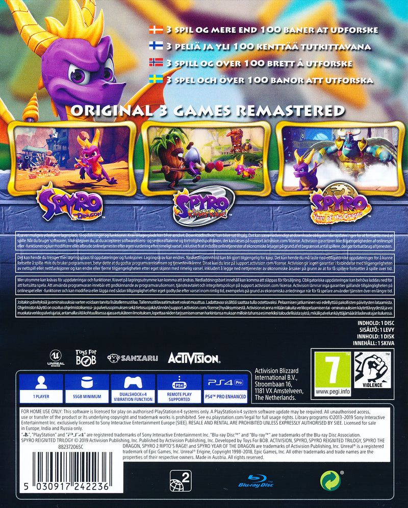 Spyro Reignited Trilogy PS4