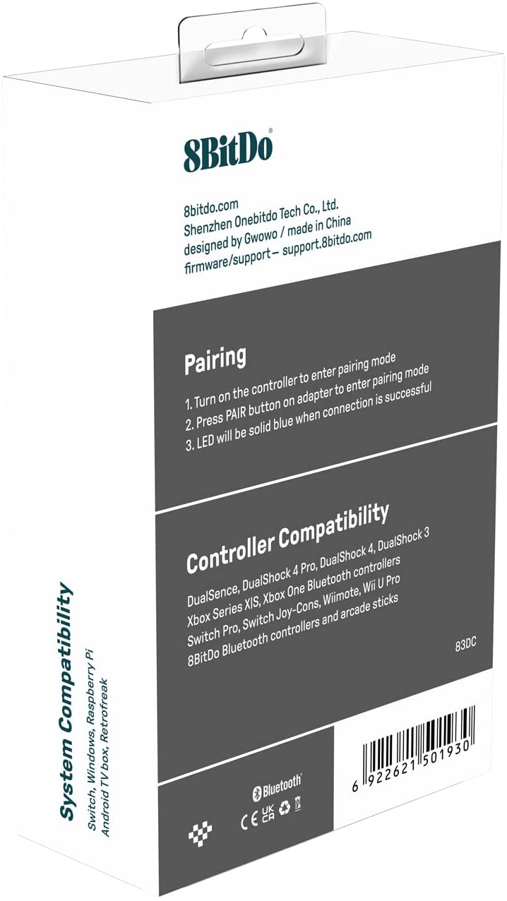 8BitDo USB Wireless Adapter 2 Black