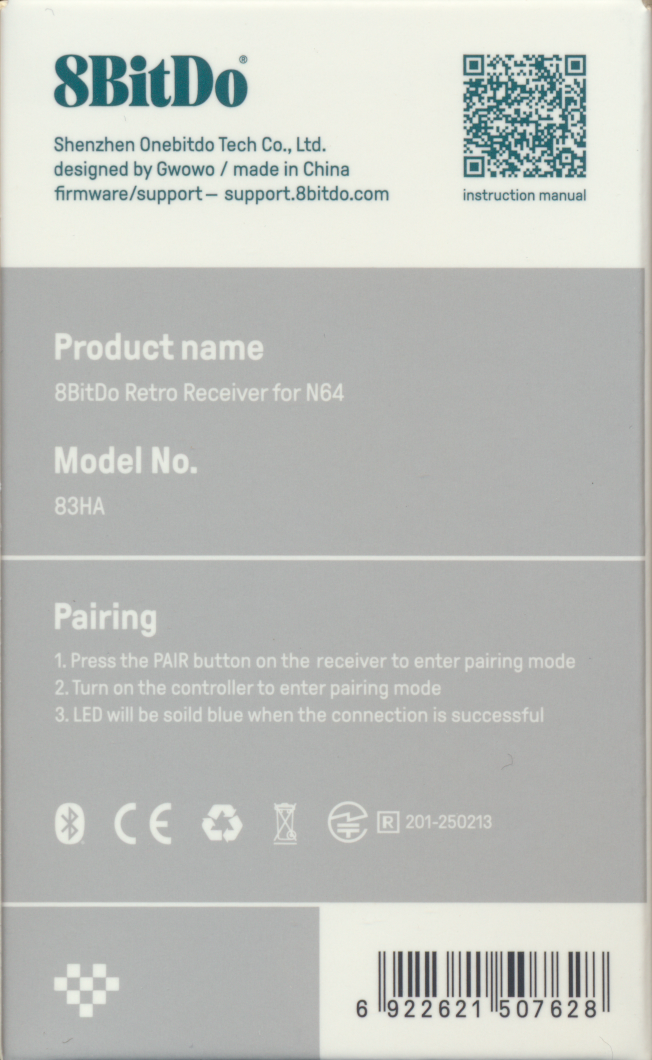 8BitDo Retro Receiver N64