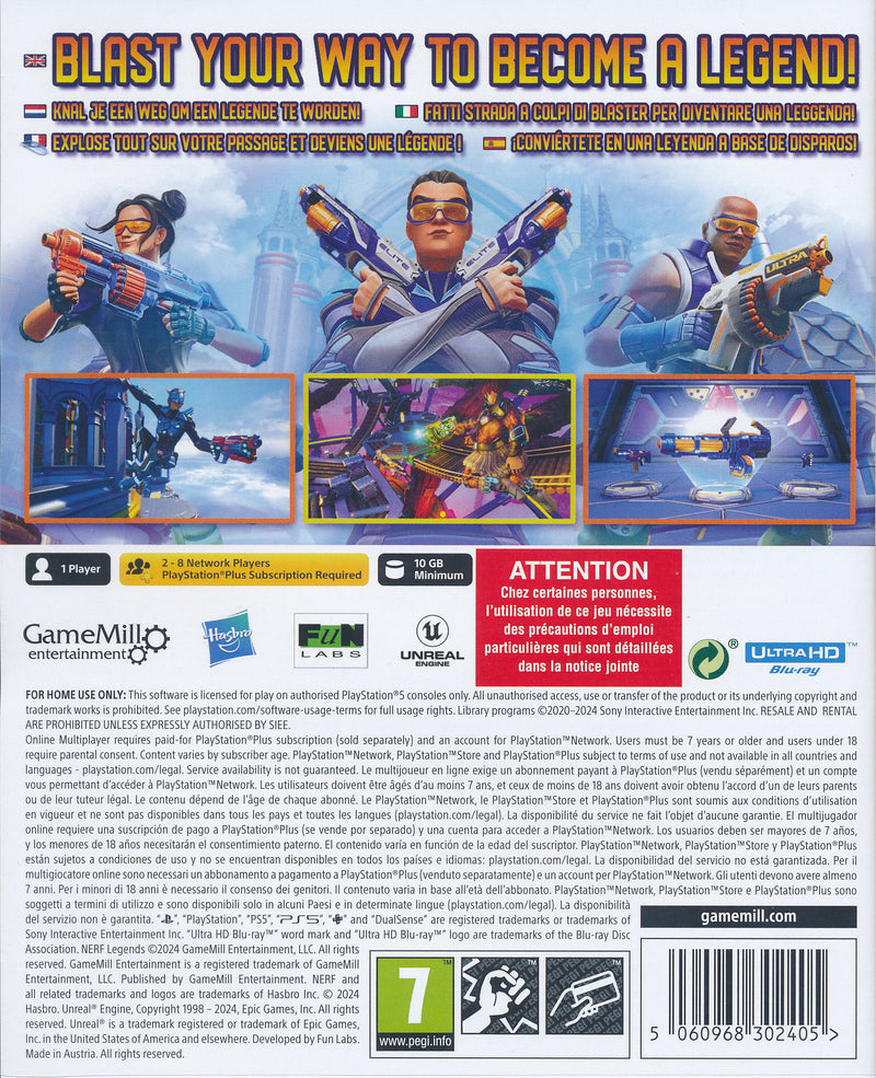 Nerf Legends PS5