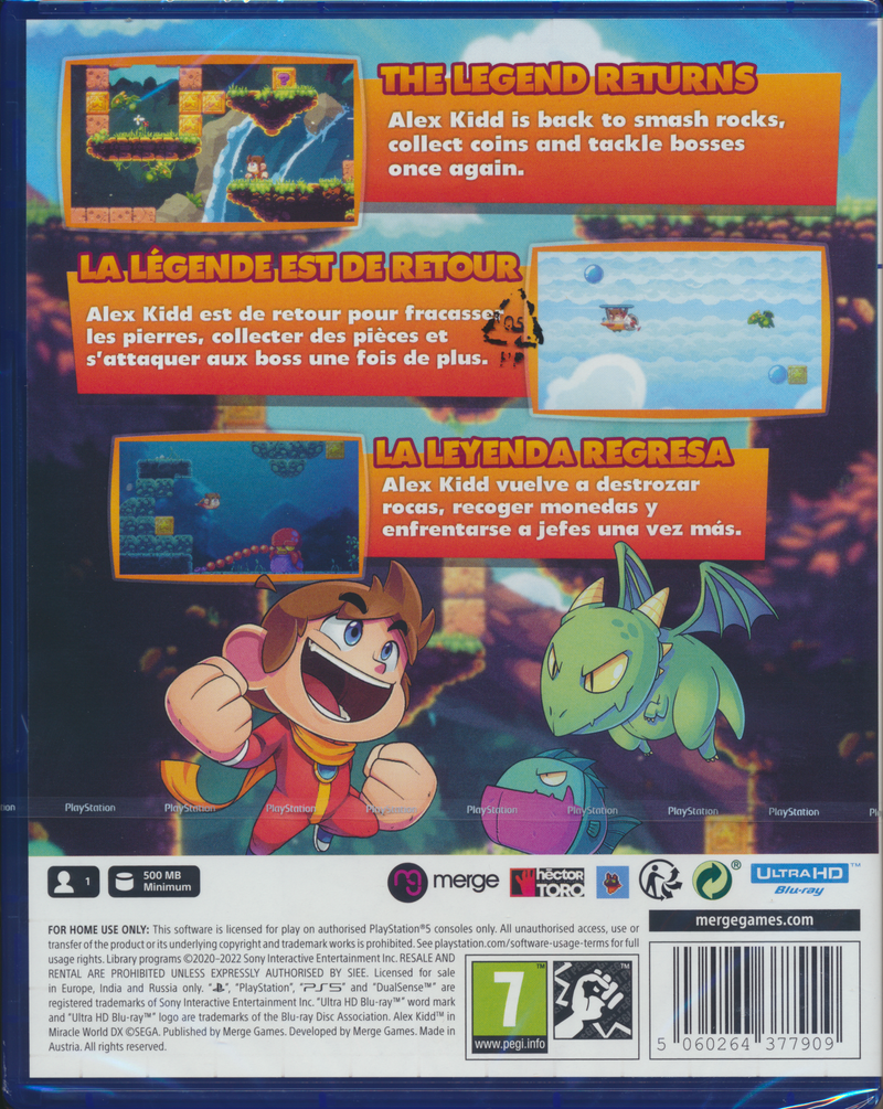 Alex Kidd in Miracle World DX PS5