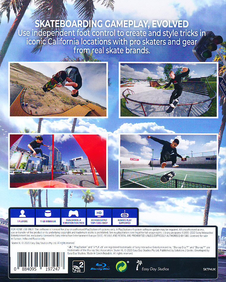 Skater XL PS4