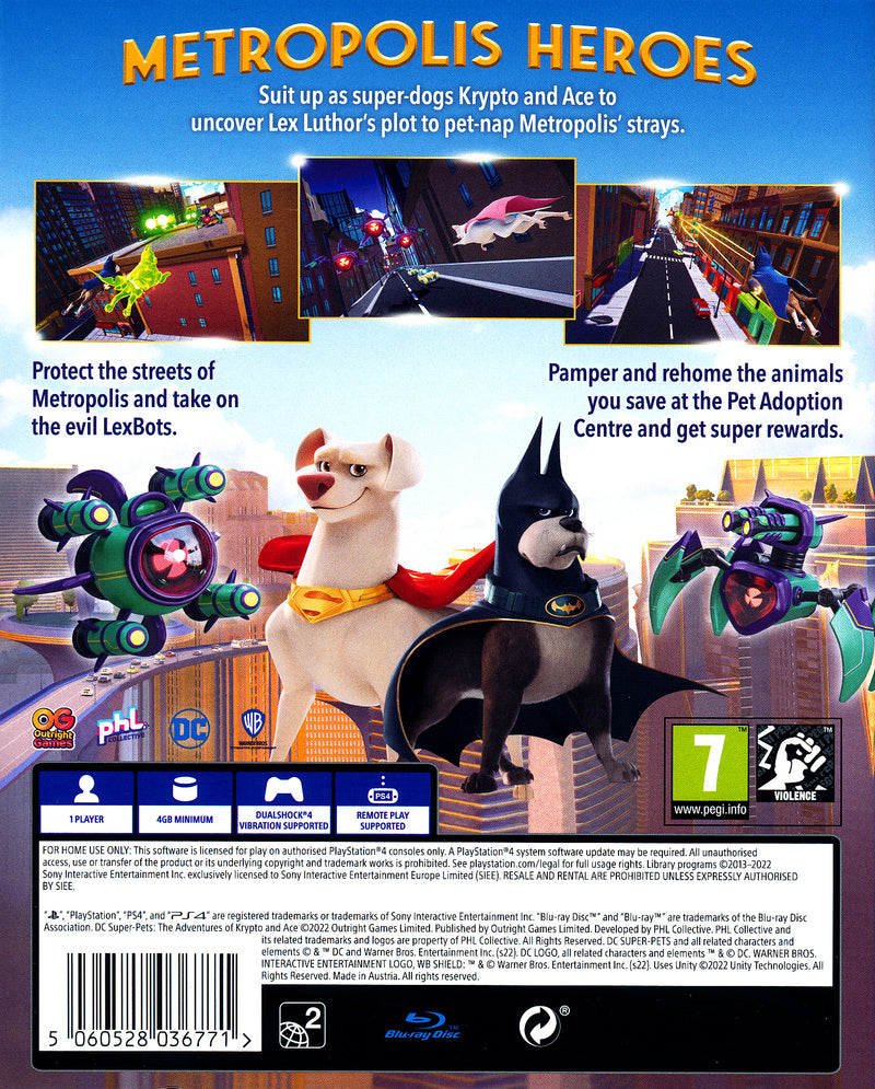 DC League Super Pets Adv. KryptoPS4