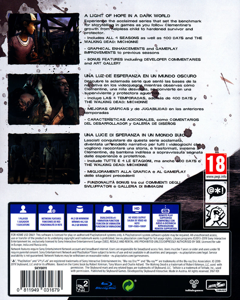 The Walking Dead Def. Series PS4