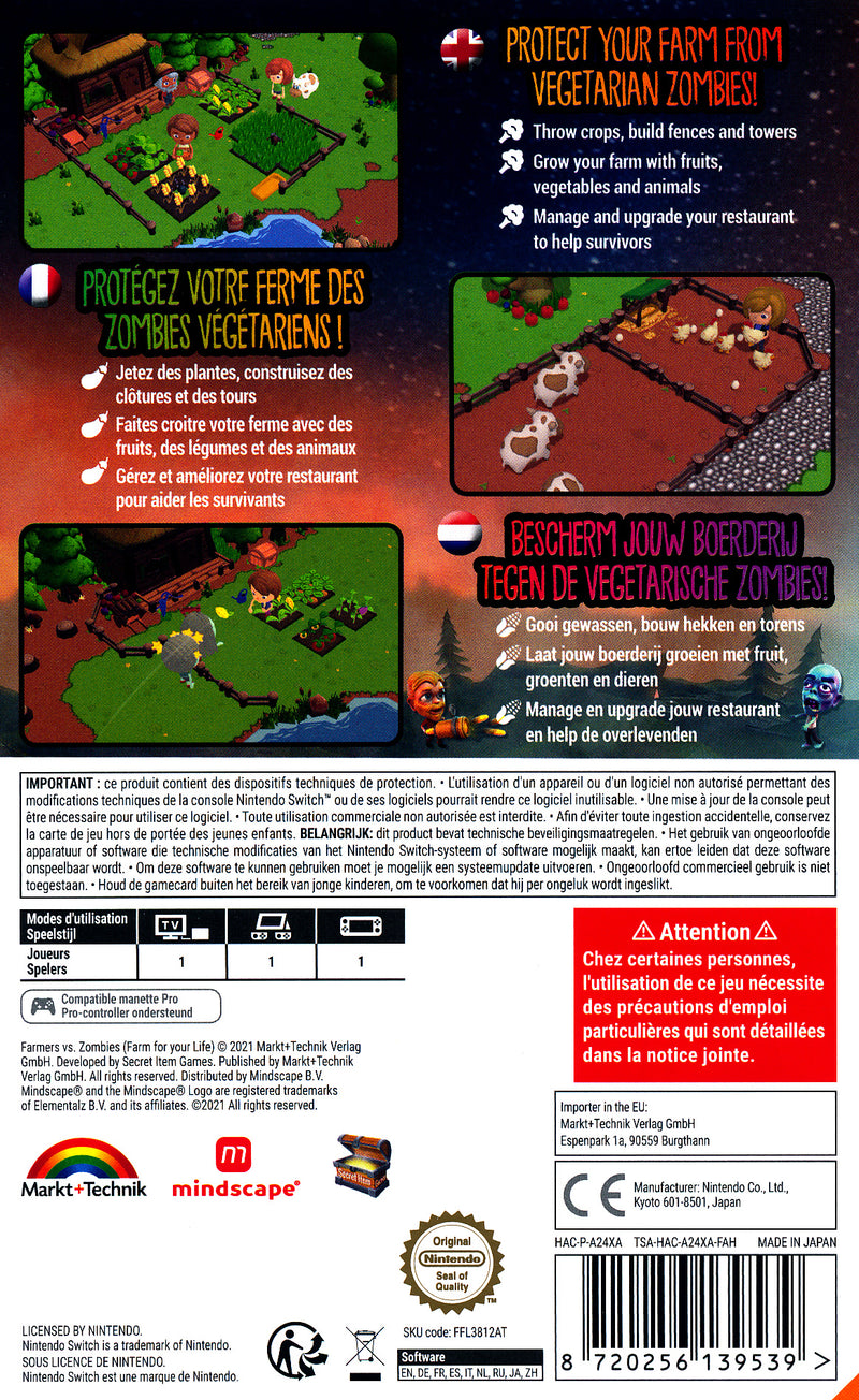 Farmers Vs Zombies NS
