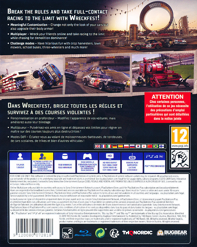 Wreckfest PS4