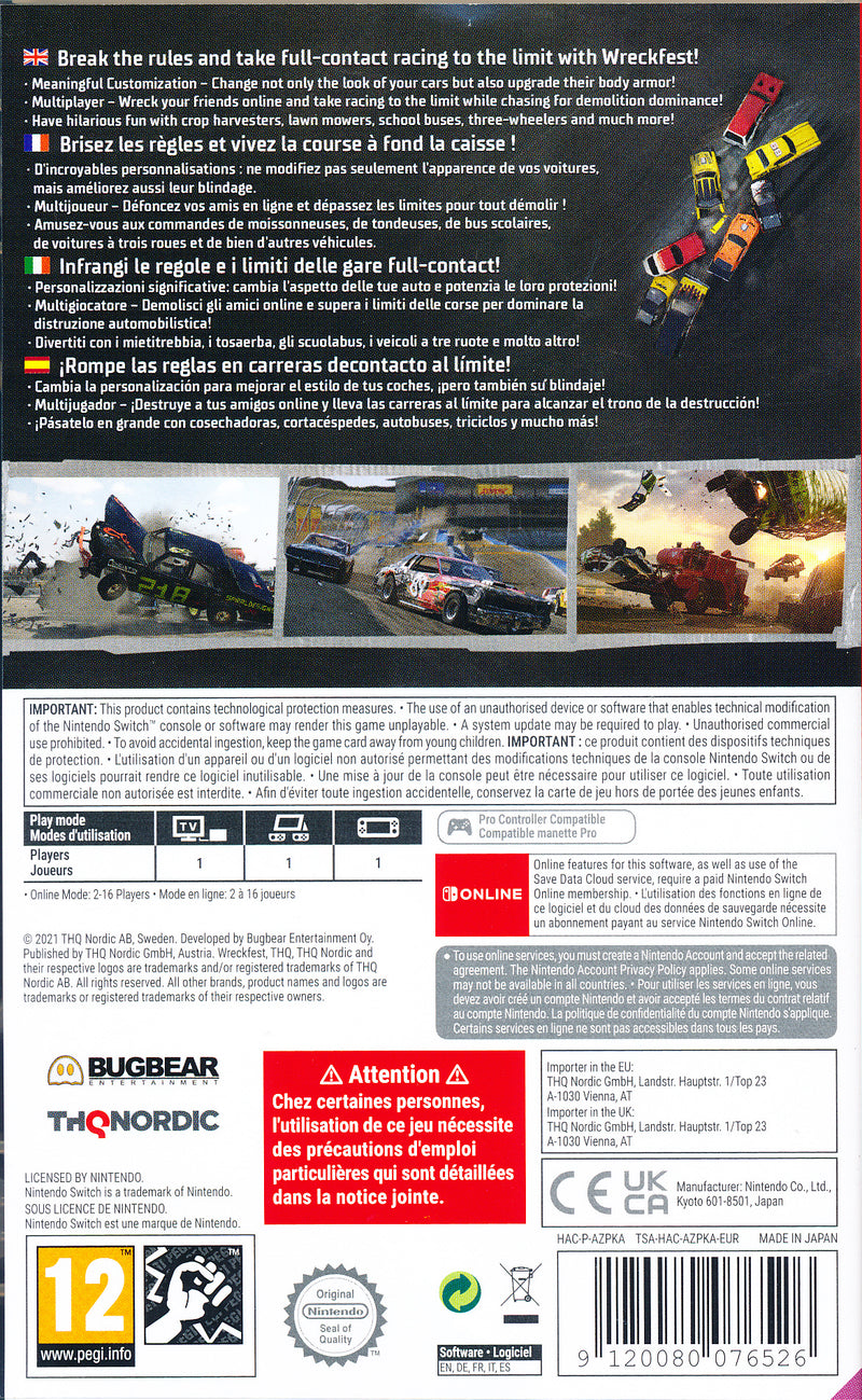 Wreckfest NS
