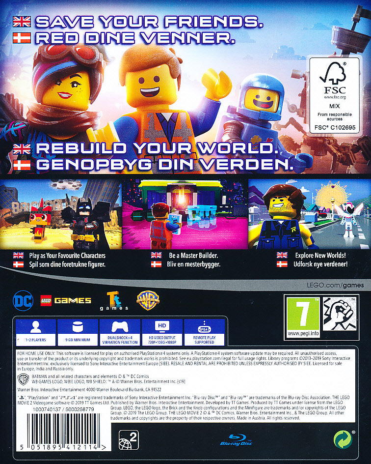 Lego Movie Videogame 2 PS4