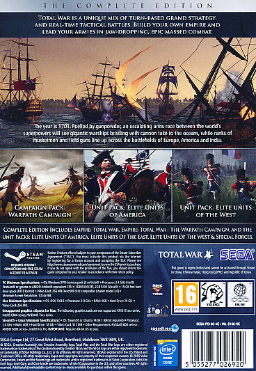 Empire Total War Complete Ed. PC