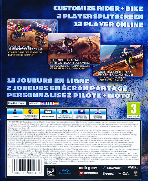 MX vs ATV Supercross Encore Ed. PS4