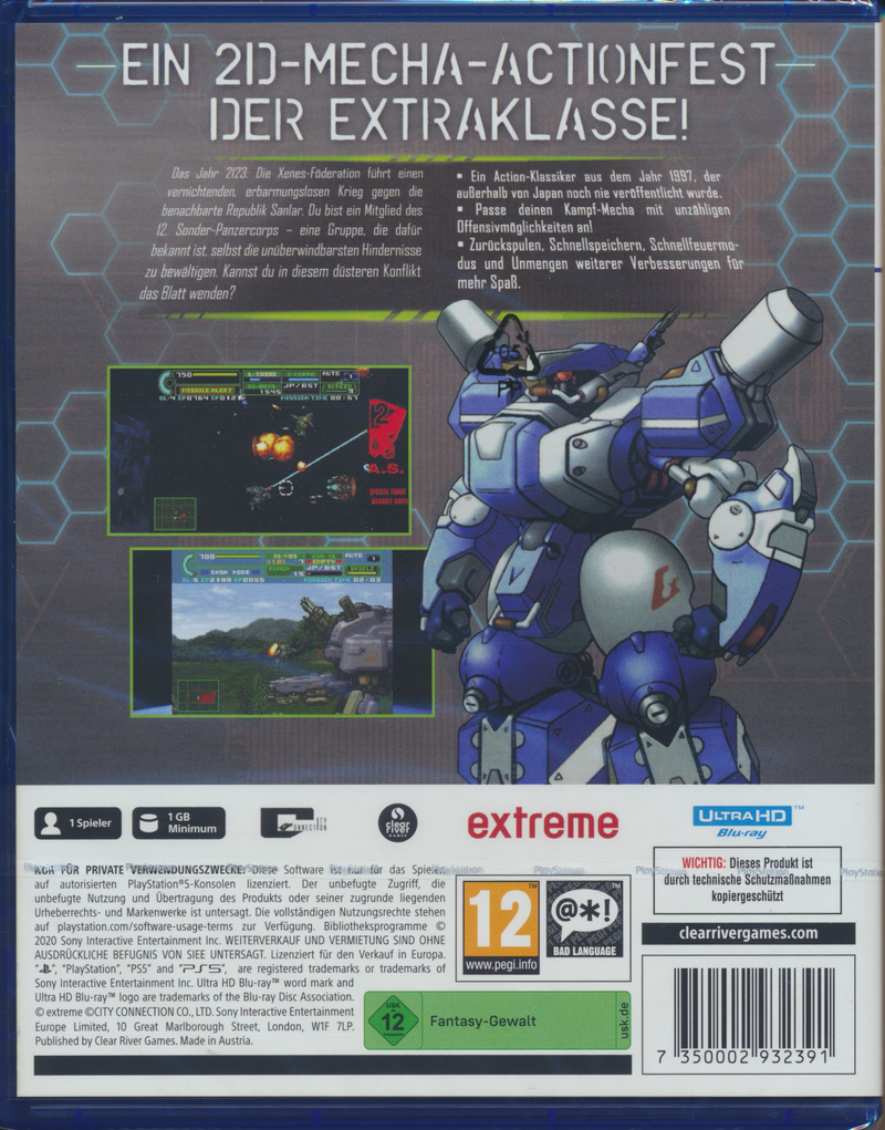 Assault Suit Leynos 2 Saturn Tribute USK PS5