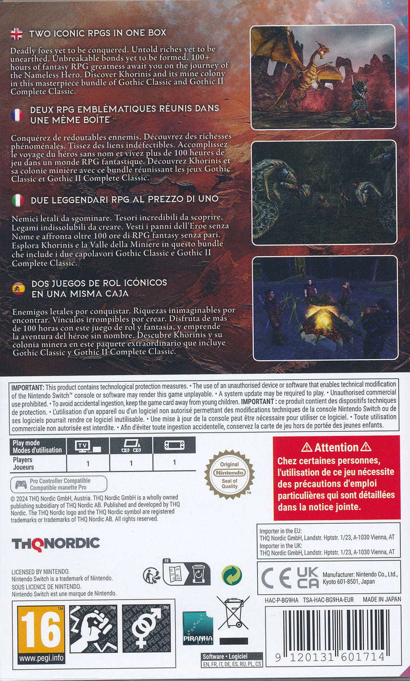 Gothic Classic Khorinis Saga NS