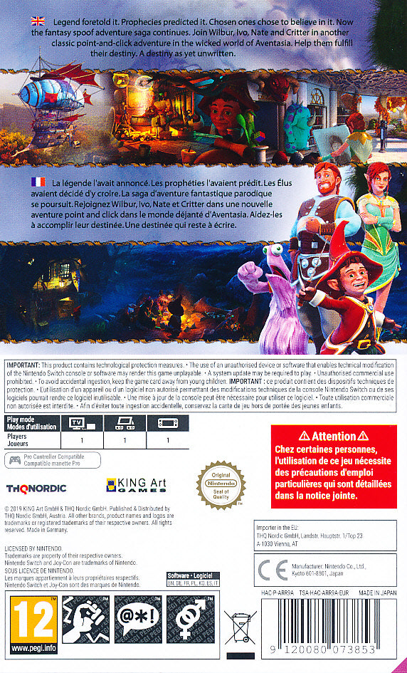 Book of Unwritten Tales 2 NS