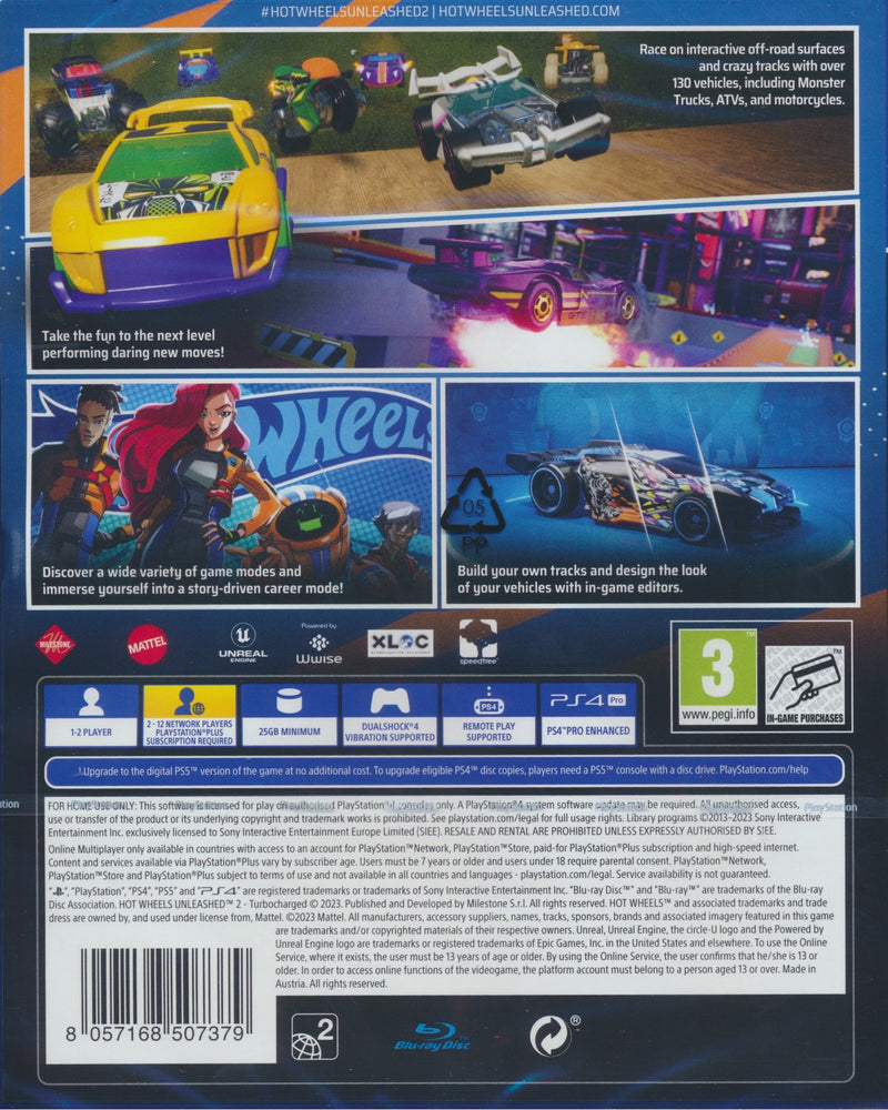 Hot Wheels Unleashed 2 PS4