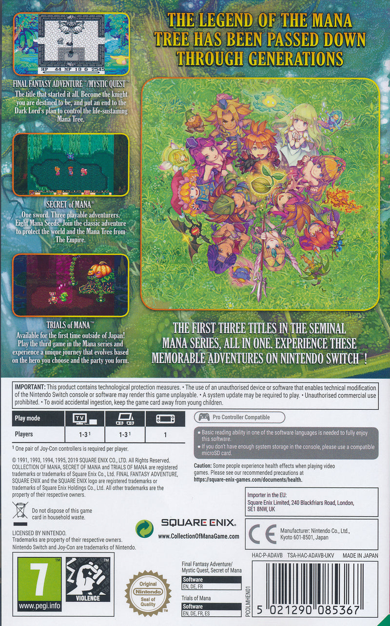 Collection of Mana NS