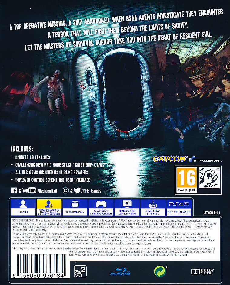 Resident Evil Revelations HD PS4