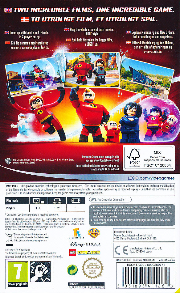 Lego Incredibles NS