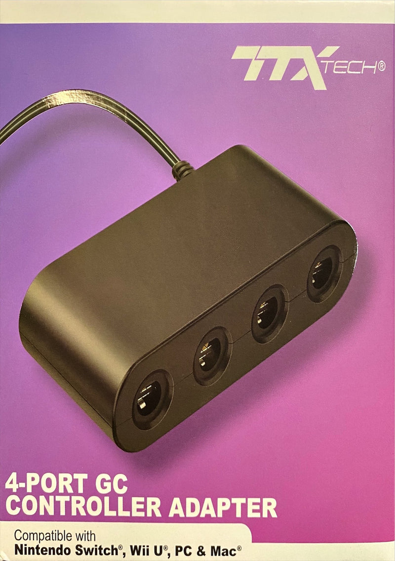 TTX 4 Player GC Controller Adapter NS