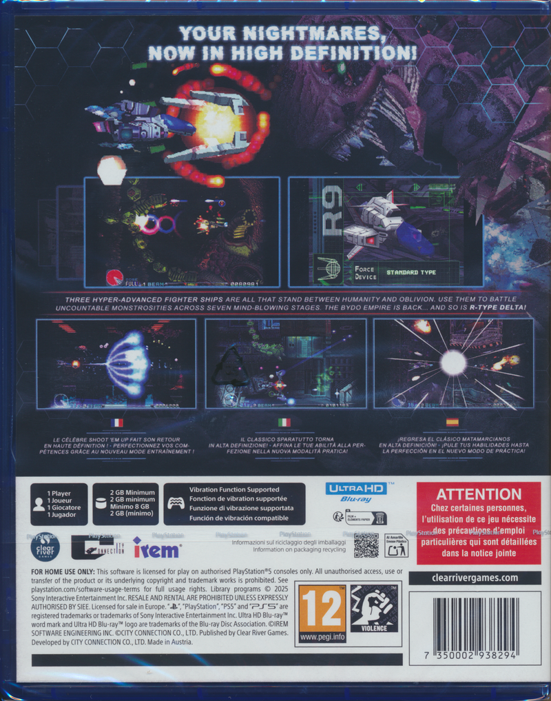 R-Type Delta HD Boosted PS5