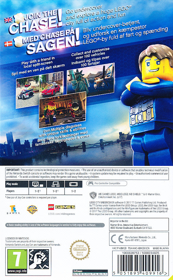 Lego City Undercover NS