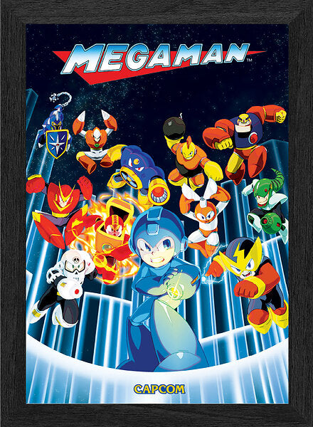 Pixel Frames PLAX Mega Man Ambush