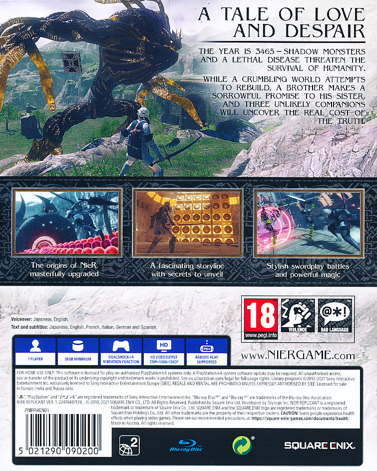 Nier Replicant PS4