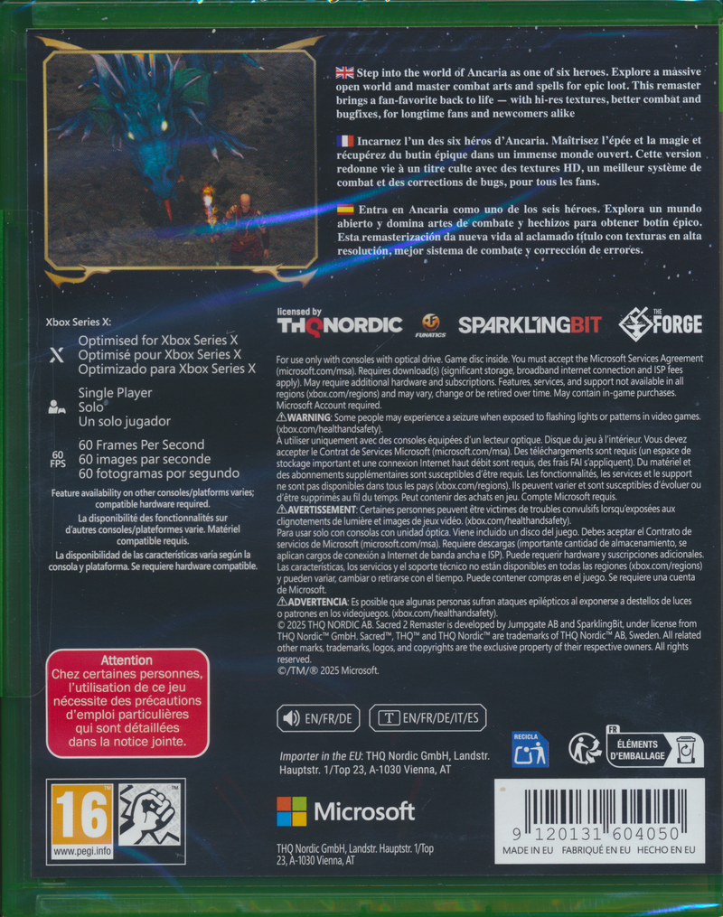 Sacred 2 Remaster XSX