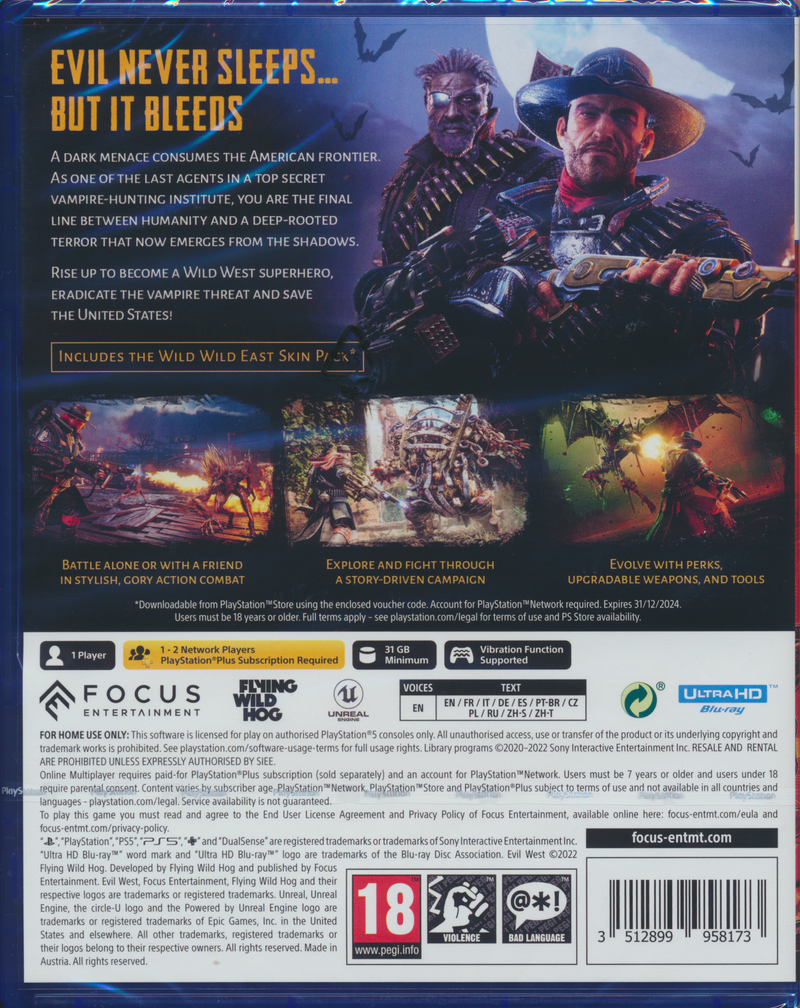 Evil West PS5