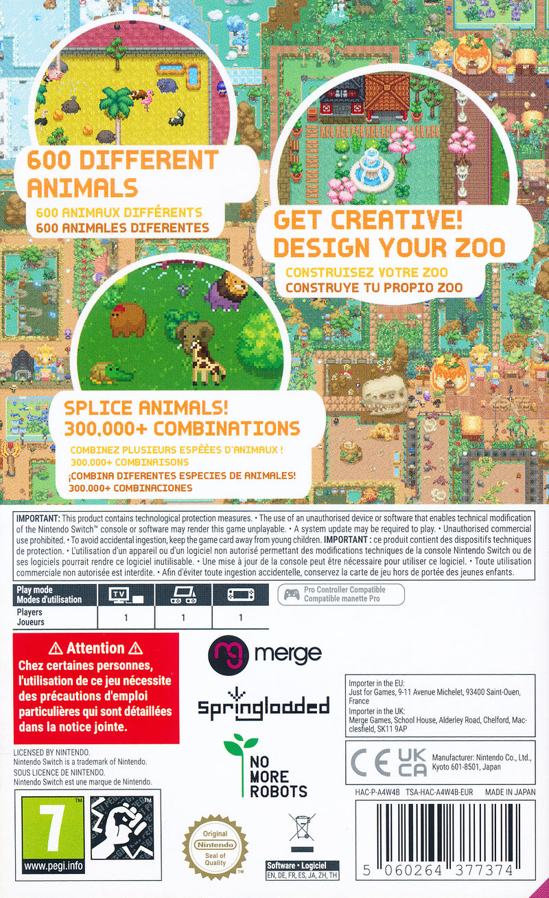 Lets Build a Zoo NS