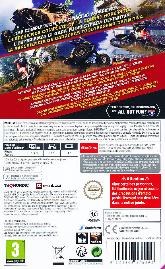 MX vs ATV All Out NS