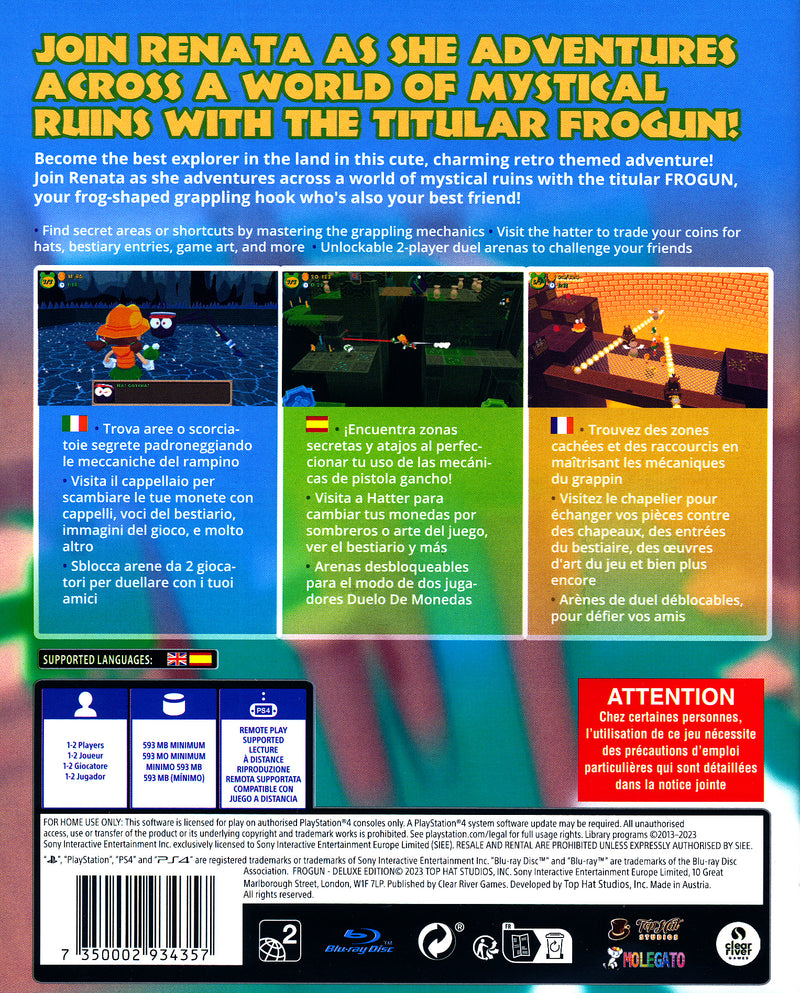 Frogun Deluxe Edition PS4