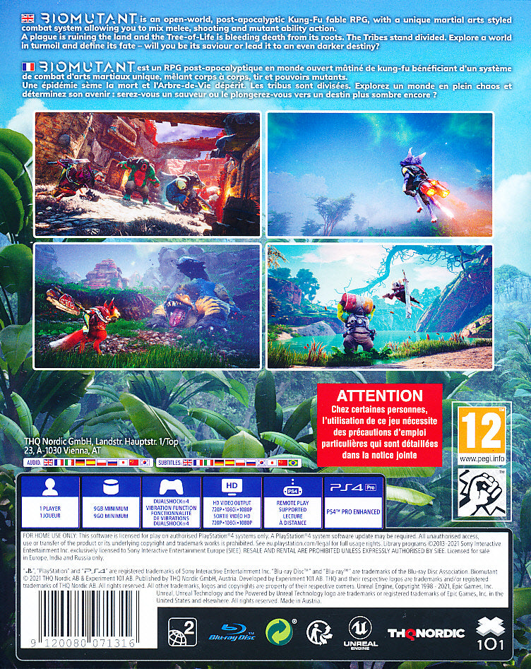Biomutant PS4