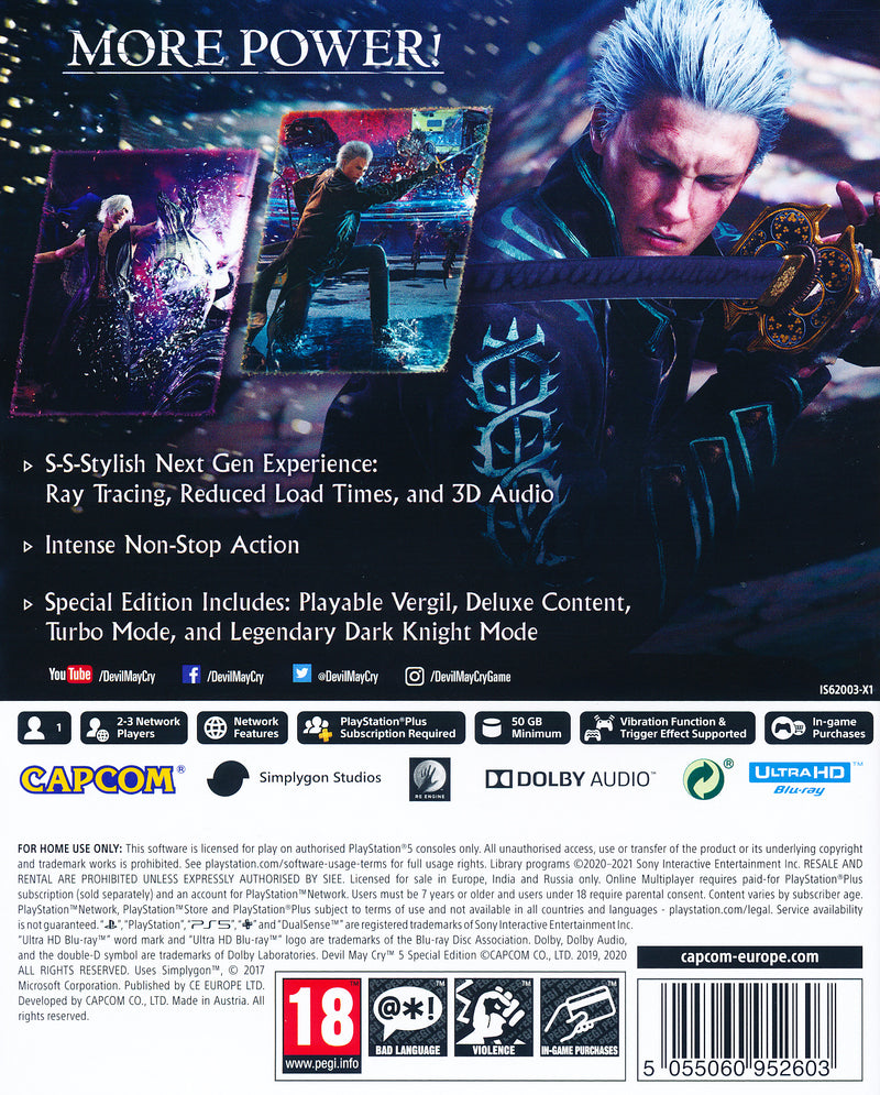 Devil May Cry 5 Special Ed. PS5