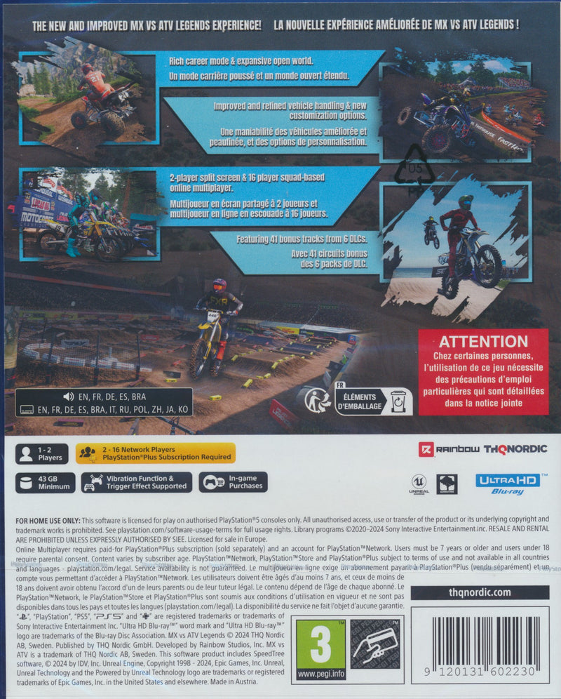 MX vs ATV Legends Season Two PS5