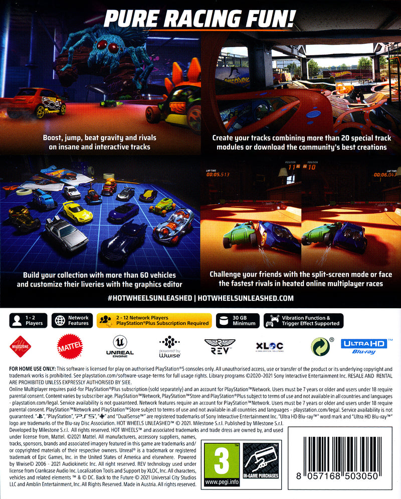 Hot Wheels Unleashed PS5