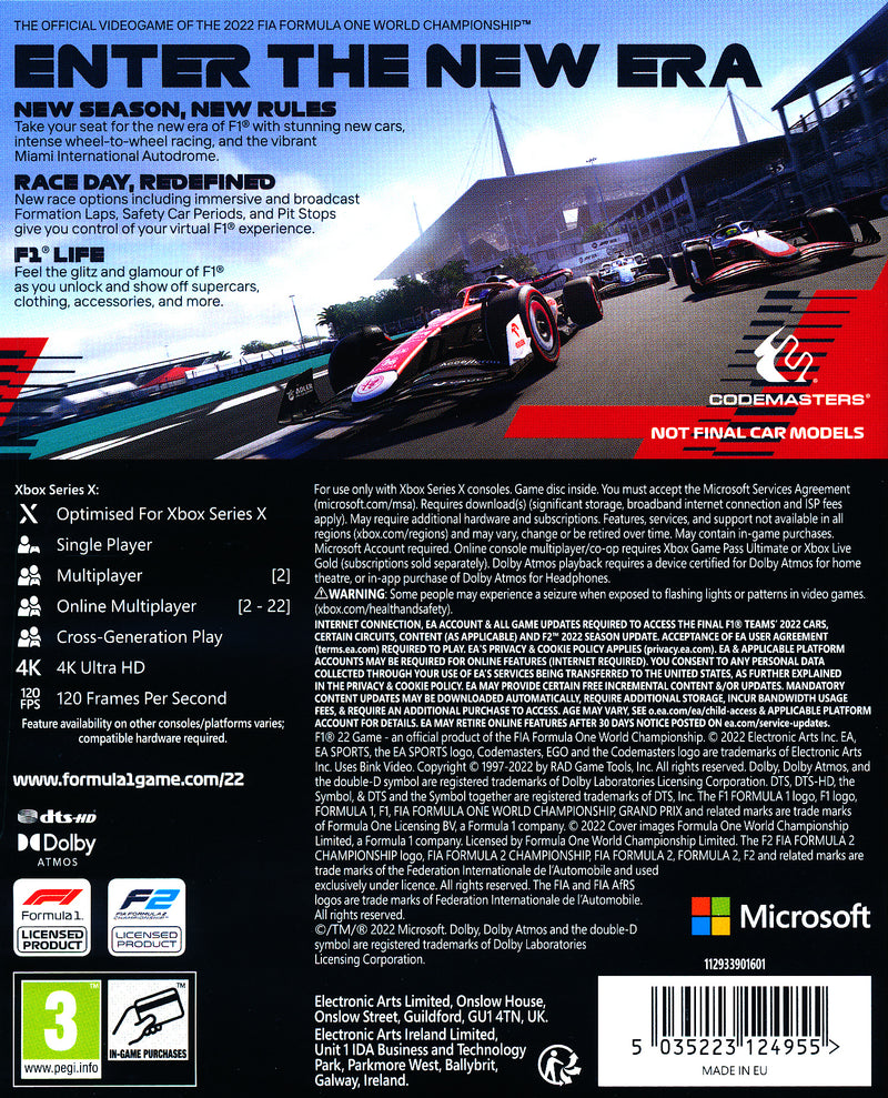 F1 2022 XSX