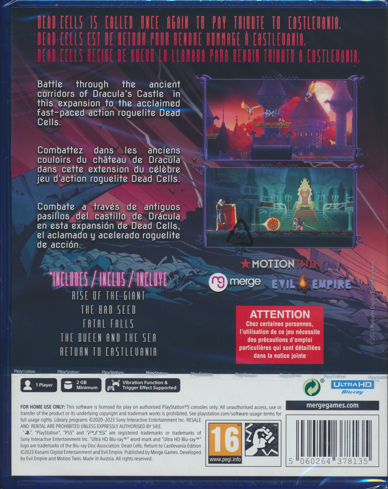 Dead Cells Return to Castlevania PS5