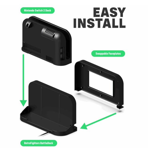 RF Battle Dock for Nintendo Switch 2