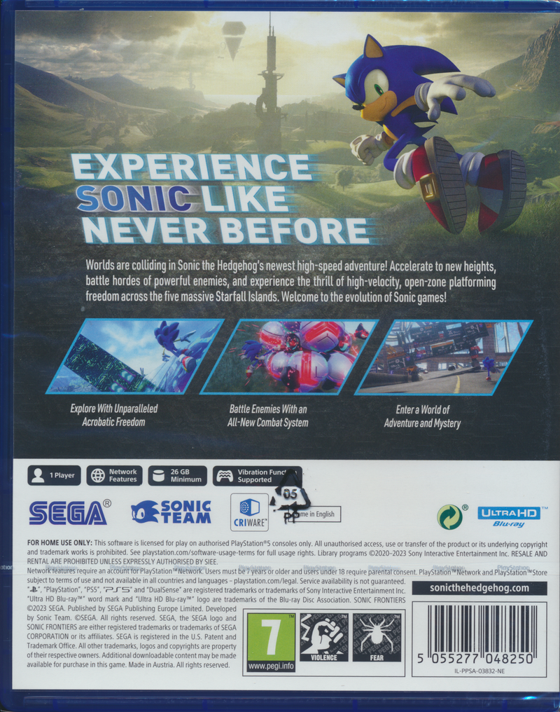 Sonic Frontiers PS5