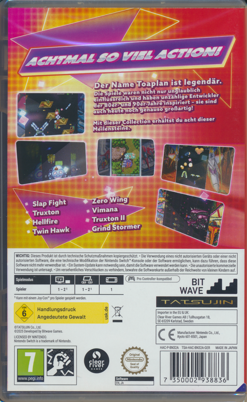 Toaplan Arcade Collection Vol. 2 USK NS